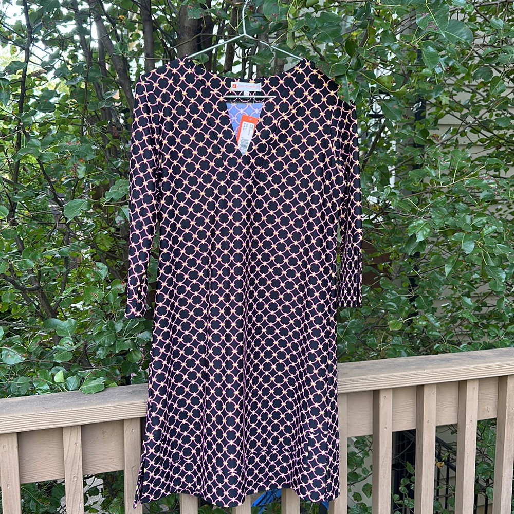 Jude Connally Megan Dress - Onxy Circle